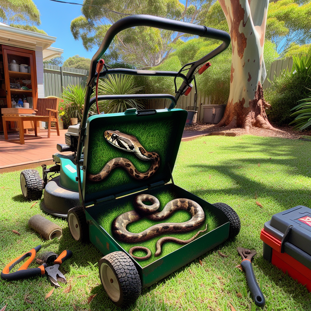 Australian Lawn Mower Turns Out to be VIP Lounge for Venomous Guests

In what can only be described as the most thrilling episode of “Home Improvement Gone Wrong,” a resident of New South Wales had the unique pleasure of discovering one of the world’s deadliest snakes cozied up in his lawn mower