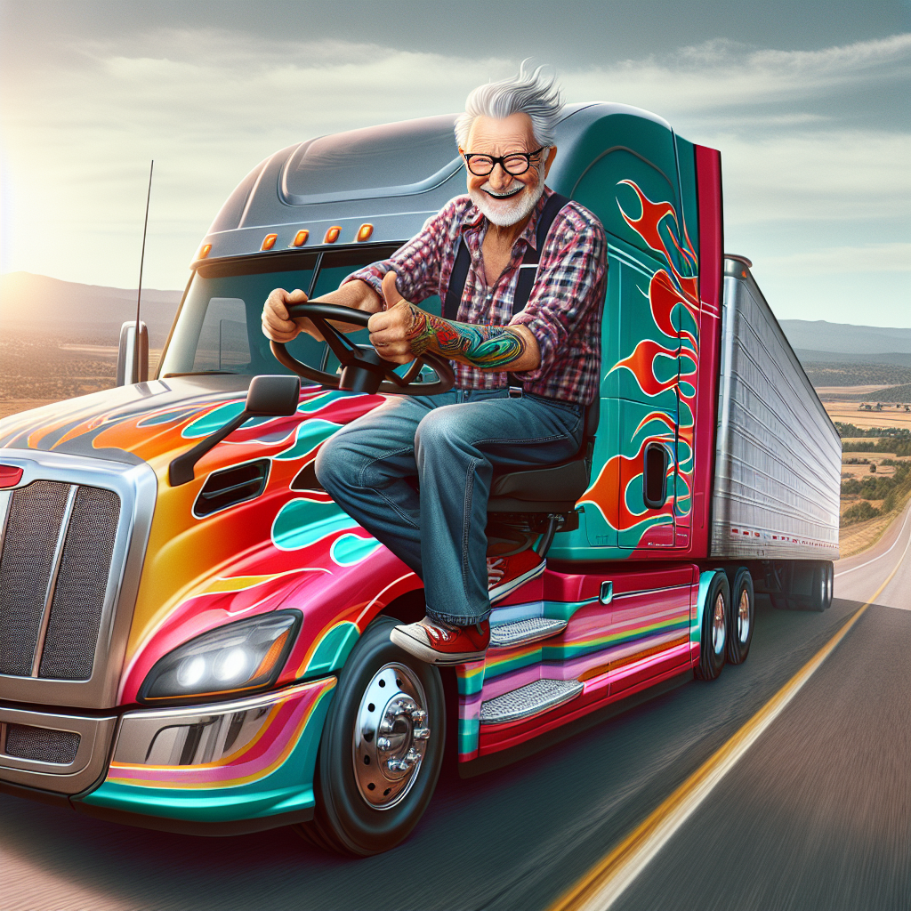 BREAKING: 90-Year-Old Man Named World’s Oldest Truck Driver, Claims He’s Still Got the “Need for Speed”!

In a shocking turn of events, 90-year-old Harold “The Wheel Whisperer” Wilson has been officially recognized as the world’s oldest truck driver by Guinness World Records
