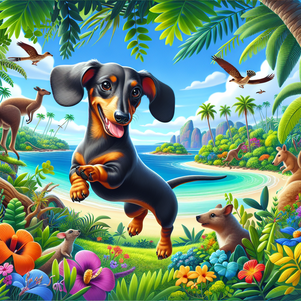 MIRACLE ON MONDAY ISLAND: Mini Dachshund Found Alive and Kicking (Literally) After 16 Months of Being MIA!

In a jaw-dropping, tail-wagging, and downright unbelievable turn of events, a mini dachshund named Bingo has been found alive and thriving on a remote Australian island, 16 months after he vanished into thin air!

According to eyewitnesses, Bingo was on a leisurely stroll with his owner, Sarah Jenkins, on February 27, 2022, when he suddenly darted off the beach and into the bush, never to be seen again