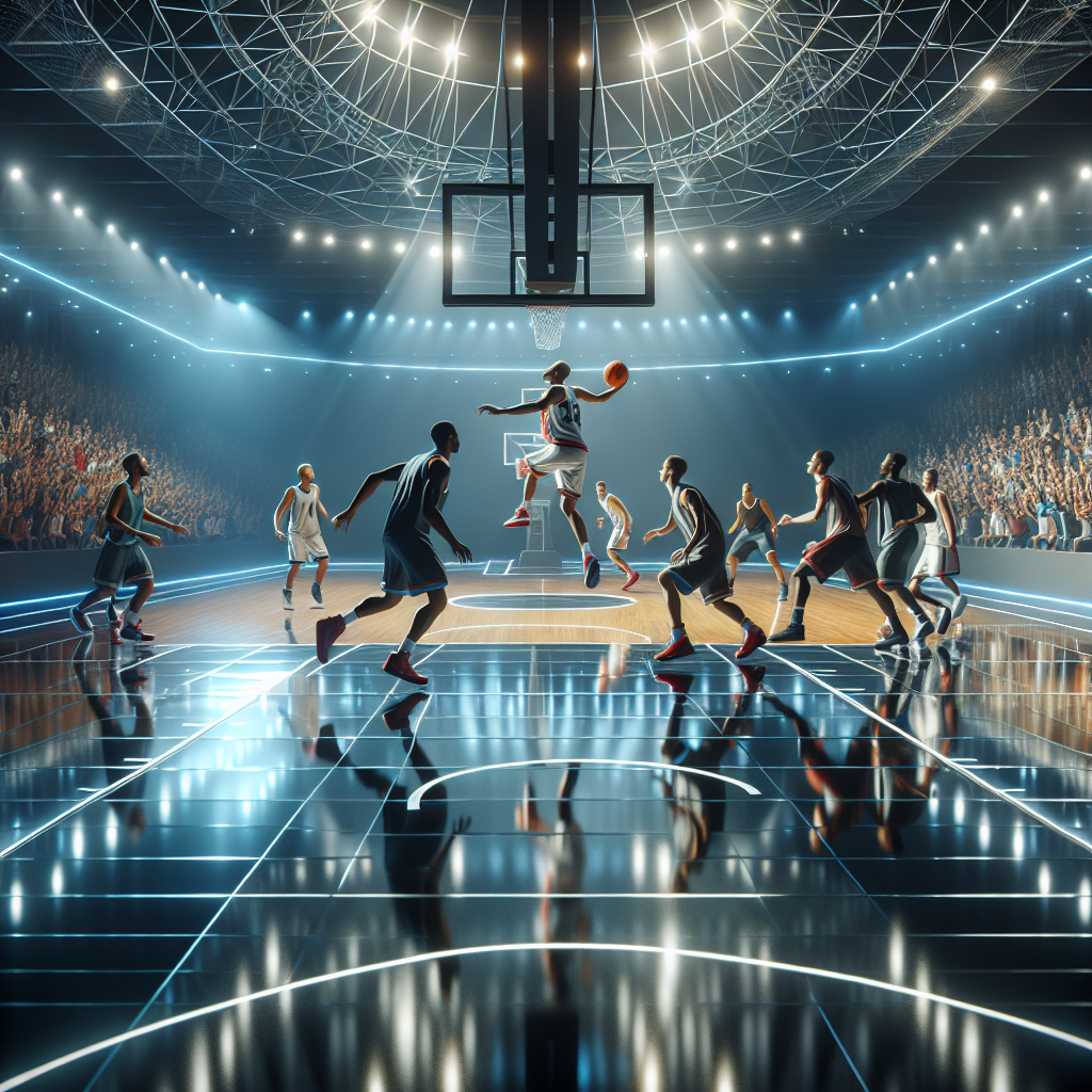 BREAKING: Glass Revolution Rocks the Court as NBA Considers Ditching Hardwood for Shiny New Surface

In a shocking turn of events, sources close to the NBA have revealed that the league is seriously considering making the switch from traditional hardwood courts to – wait for it – GLASS!

That’s right, folks, the same stuff your grandma uses to make those delicate crystal vases might soon be the foundation for the world’s greatest basketball players