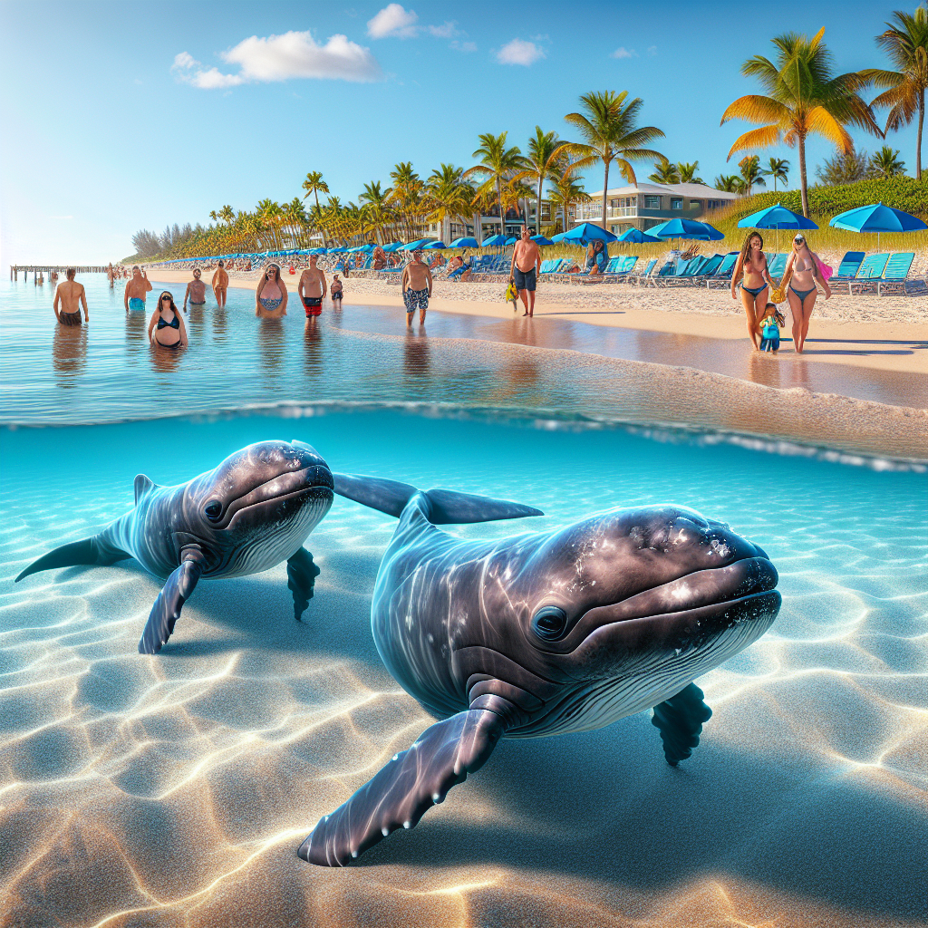 Newborn Right Whale Calves Surprise Florida Vacationers with Impromptu Appearance

In an utterly shocking twist of fate, a pair of newborn right whale calves decided to take a spontaneous family trip to the sandy shores of Florida