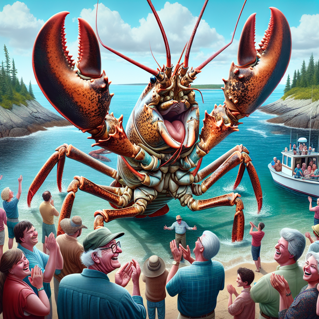 BREAKING: MASSIVE 110-YEAR-OLD LOBSTER RELEASED BACK INTO THE WILD, SHEDS TEARS OF JOY

In a shocking display of crustacean liberation, a Manhattan seafood restaurant has set free a gargantuan 21-pound lobster that had been languishing in their tanks for years