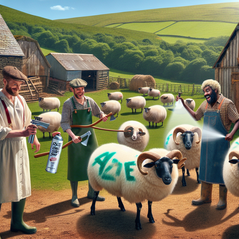 Farmers Discover Revolutionary New Use for Axe Body Spray: Peacekeeping for Rams!

In a stunning turn of events that is bound to reshape the agricultural landscape, British farmers have embarked on an audacious new strategy to prevent their rams from squabbling