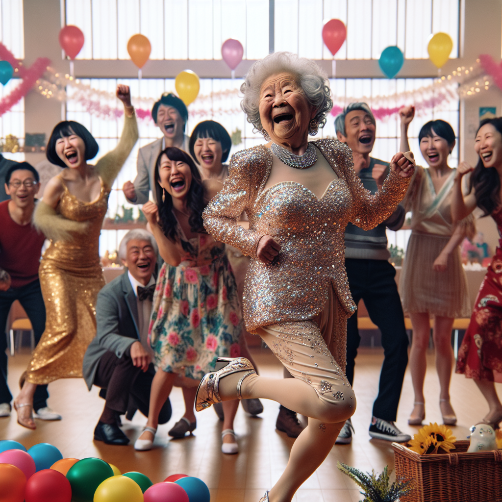 BREAKING: 135-Year-Old Woman Honored as World’s Oldest Person, Still Rocking the High School Dance Moves

TOKYO, JAPAN – In a bizarre celebration of geriatric greatness, 135-year-old Yumi Tanaka was honored on Japan’s Respect for the Aged Day, a national holiday dedicated to venerating the country’s most seasoned citizens