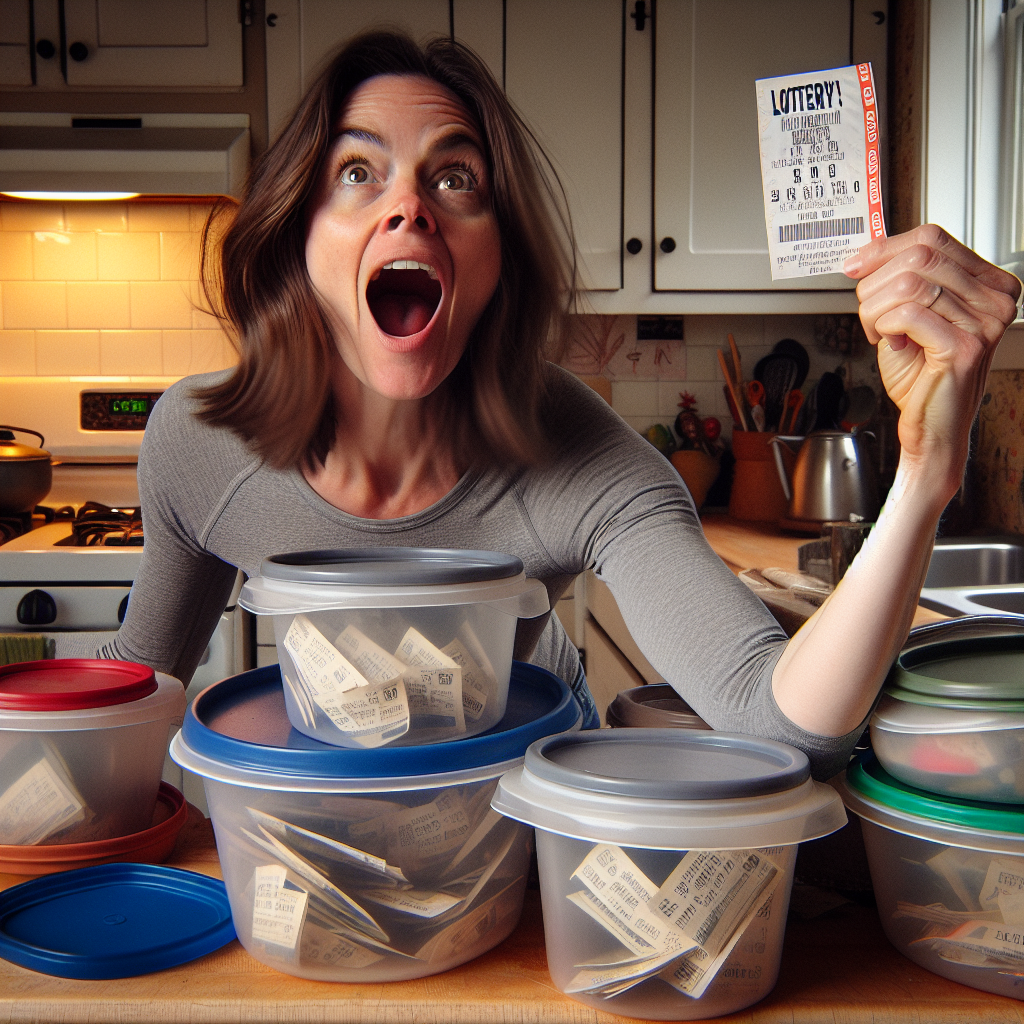 BREAKING: PORTLAND WOMAN DISCOVERS $1 MILLION TICKET HIDING IN TUPPERWARE CONTAINER, PROVES EVEN THE MOST FORGETFUL PEOPLE CAN WIN BIG!

In a stunning turn of events, a Portland woman’s life was forever changed when she stumbled upon a $1 million Oregon Lottery Raffle ticket that had been languishing in a Tupperware container on her kitchen counter for weeks