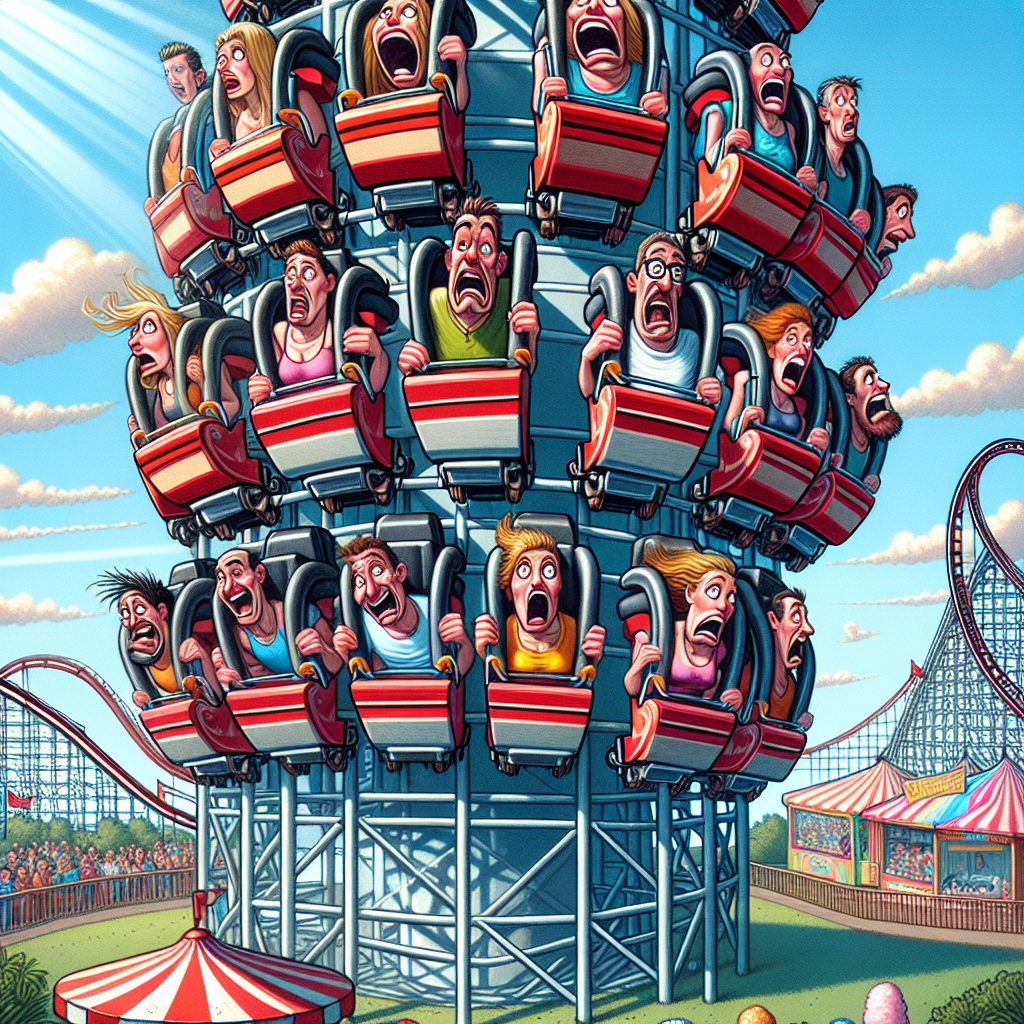 BREAKING: Cedar Point’s New Ride “The Sky Scream” Turns into 10-Minute Vertical Torture Device on Inaugural Day

SANDUSKY, OH – In a shocking display of incompetence, Cedar Point’s highly anticipated new ride, “The Sky Scream”, malfunctioned on its very first day of operation, leaving dozens of screaming riders stuck in a vertical position for a bone-chilling 10 minutes