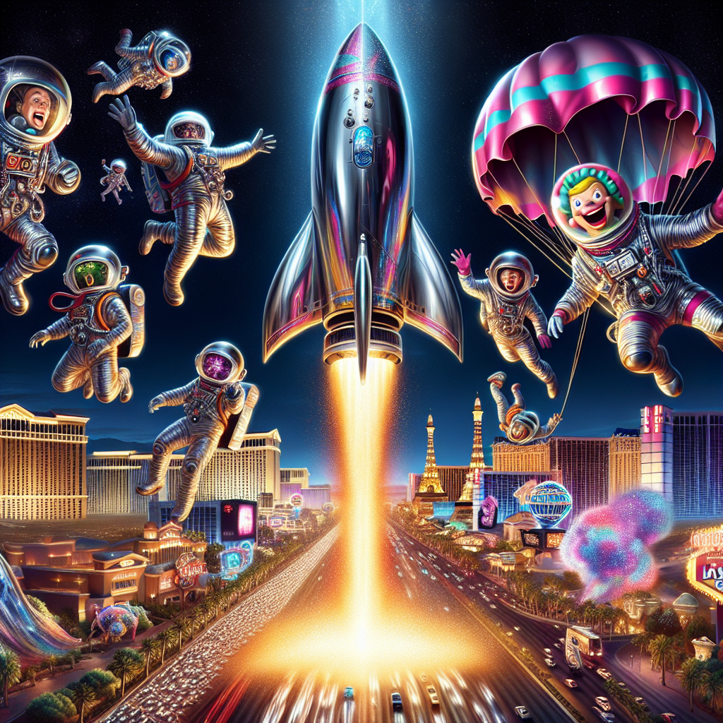 BREAKING: PANIC SETS IN AS MYSTERY “ANGEL OF DEATH” DESCENDS UPON LAS VEGAS, TURNS OUT TO BE JUST SPACE GUYS WITH A SHINY ROCKET

Las Vegas, NV – In a heart-stopping, spine-tingling, and downright terrifying turn of events, residents of Las Vegas and the surrounding areas were treated to a breathtaking sight last night as a massive, blazing streak of light illuminated the evening sky