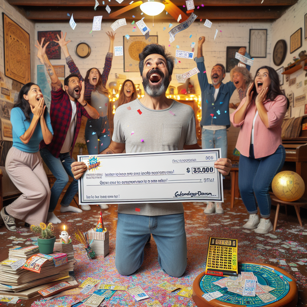 BREAKING: Local Man Wins Big with Unconventional Lottery Strategy