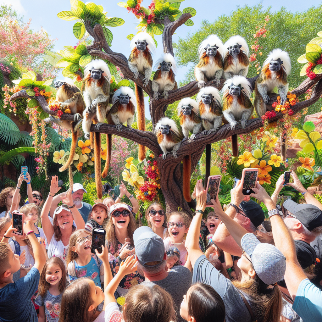 BREAKING: TRIPLE THREAT TAKES OVER DISNEY WORLD AS RARE TRIPLETS TRIPLE THE EXCITEMENT!

Orlando, FL – In a jaw-dropping, awe-inspiring, and downright miraculous turn of events, the Walt Disney World primate squad has just welcomed not one, not two, but THREE adorable cotton-top tamarin triplets, leaving park officials and visitors alike utterly starstruck!

These teeny-tiny bundles of joy, born on a sunny Saturday morning, mark not one, but TWO sets of critically endangered cotton-top tamarin triplets to be born this year at the Happiest Place on Earth! Yes, you read that right – TWO sets of triplets! It’s a primate party like no other!

The first set of triplets, born just a few months ago, is still getting used to their newfound fame, and now these newcomers are stealing the spotlight with their irresistible charm and pint-sized cuteness