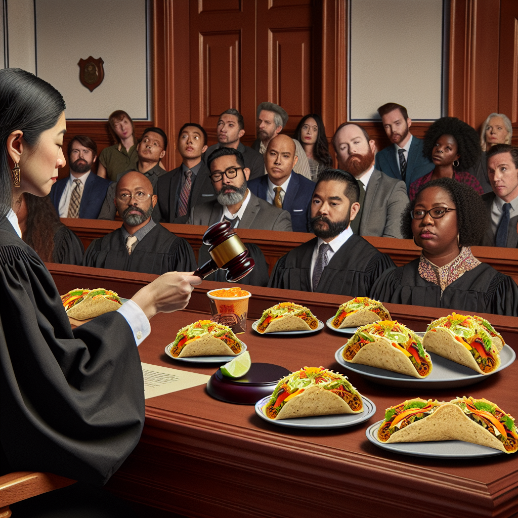 BREAKING: TACO-GATE ROCKS THE NATION AS INDIANA JUDGE MAKES HISTORIC RULING

In a shocking and deliciously absurd decision, an Indiana judge has declared that tacos are, in fact, “Mexican-style sandwiches
