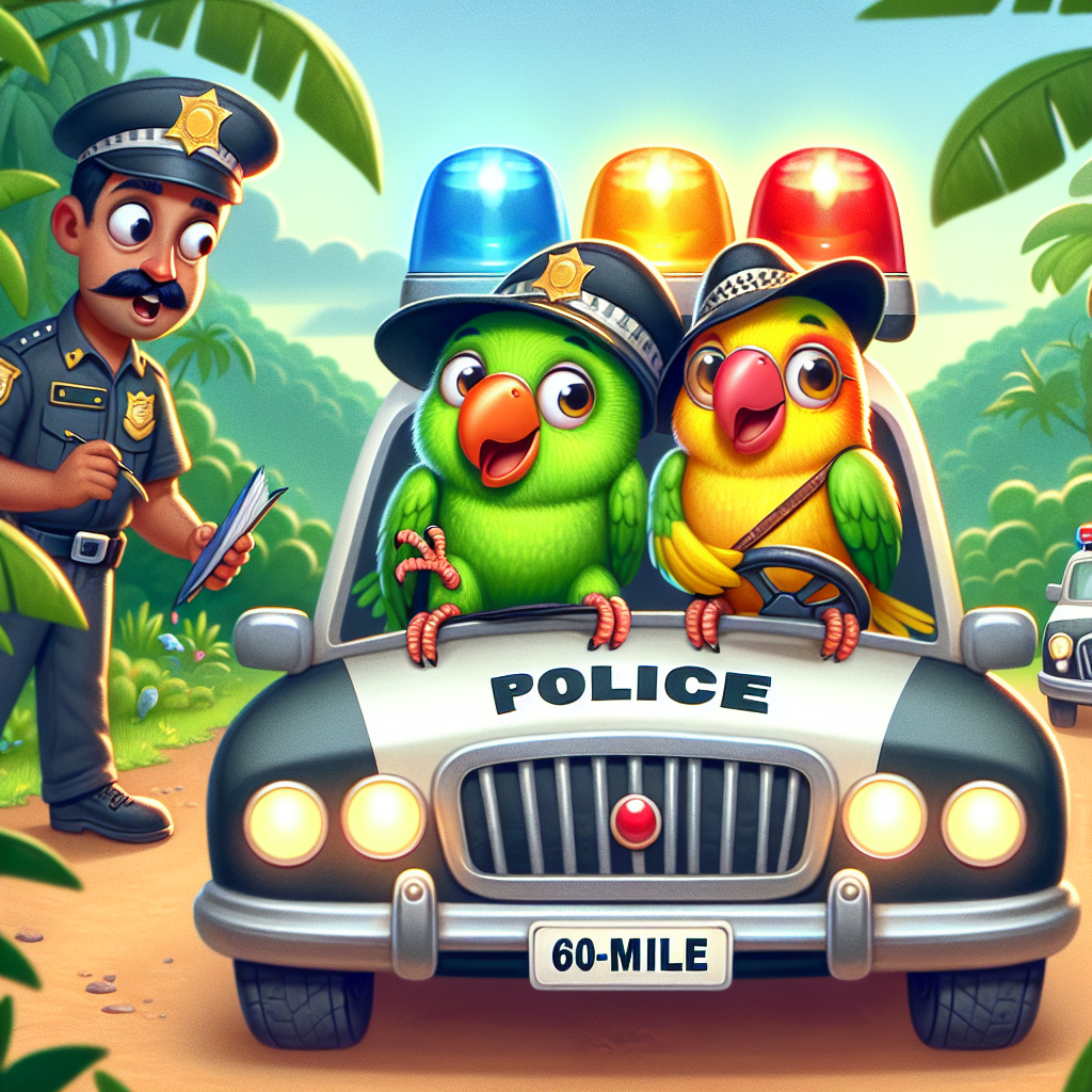 BREAKING: FEATHERED FUGITIVES CAPTURED AFTER DARING 60-MILE FLIGHT

In a stunning display of avian audacity, two daring parrots, known only by their aliases “Polly” and “Sunny,” have been apprehended after a heart-stopping, six-day escapade that left authorities and bird enthusiasts alike in awe