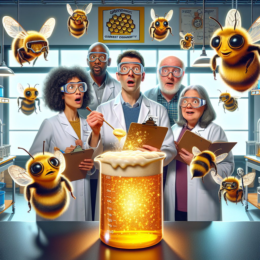 BREAKING: “Bee-zed” Beer Sends Shivers Down Spines in Cardiff!

In a bizarre breakthrough that has left the scientific community abuzz (pun intended), a team of microbiologists at Cardiff University in Wales has successfully brewed a beer that not only gets you drunk, but also gives you a literal buzz