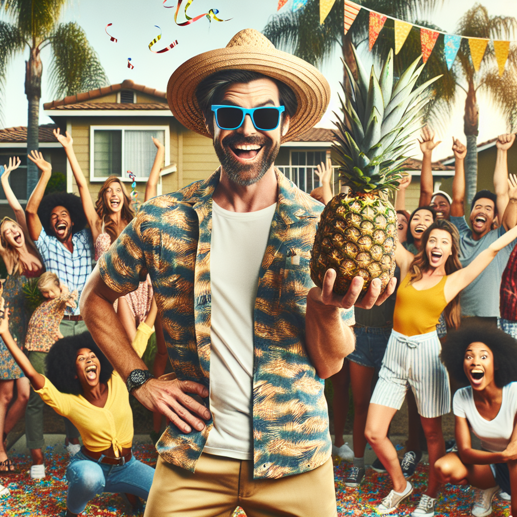 BREAKING: CALIFORNIA MAN DEFIES ODDS, PREPARES PINEAPPLE IN RECORD-SHATTERING 2