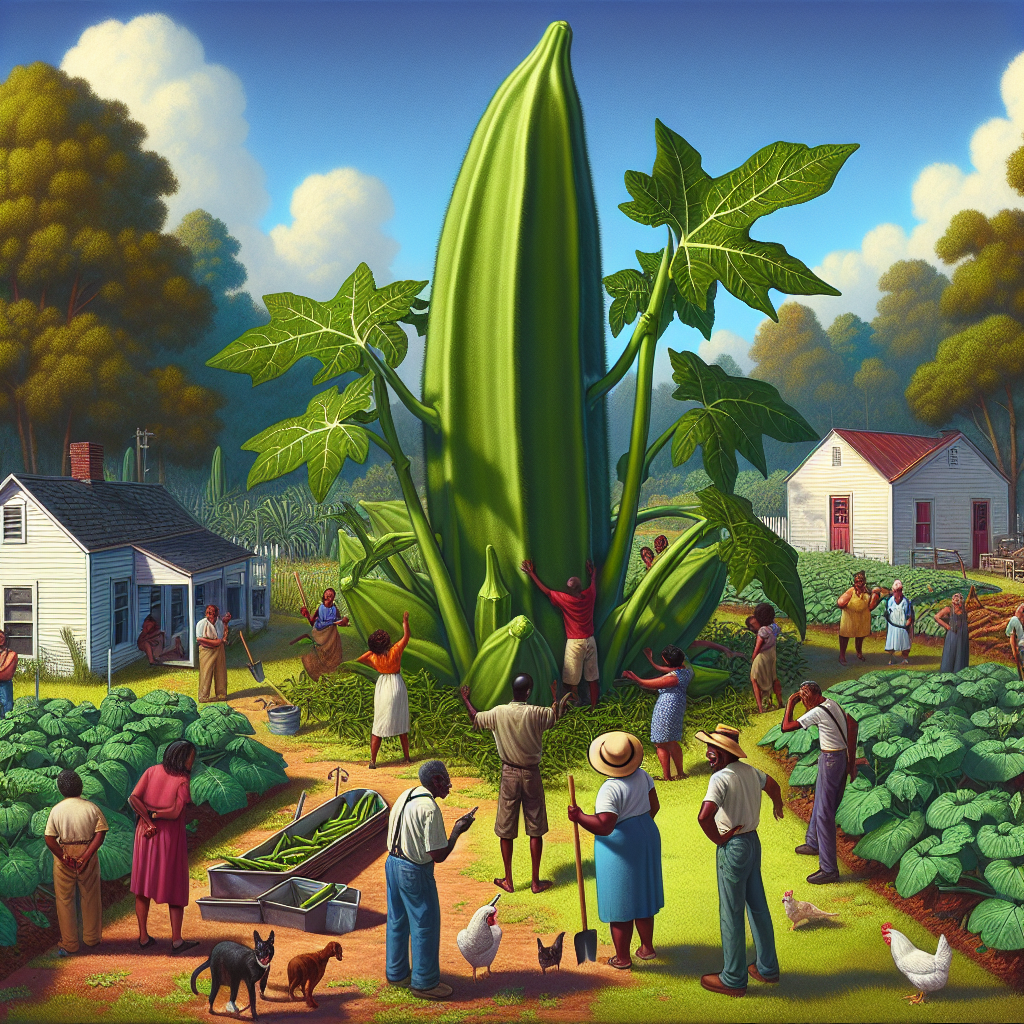 BREAKING: OKRA-GATE ROCKS SMALL TOWN ALABAMA

In a shocking turn of events, a humble Alabama couple has stumbled upon a gargantuan okra plant that is literally changing the face of the vegetable world