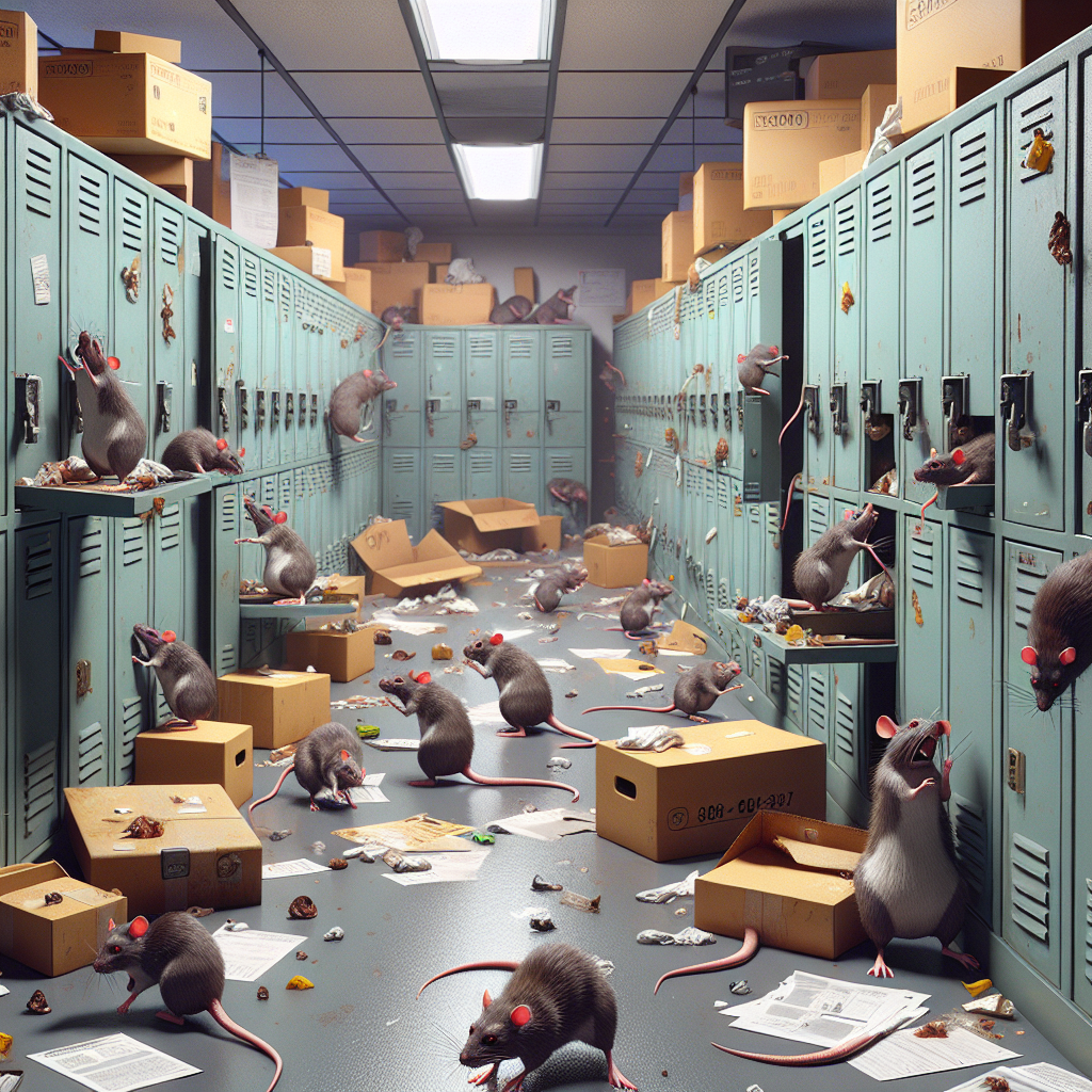 BREAKING: Houston Police Department Overrun by “Furry Menace” as Rats in Lockers Devour Evidence

In a bizarre and alarming turn of events, the Houston Police Department has been forced to shut down several of its evidence lockers after a massive infestation of rats, allegedly addicted to narcotics, began destroying crucial evidence and leaving a trail of chaos in their wake