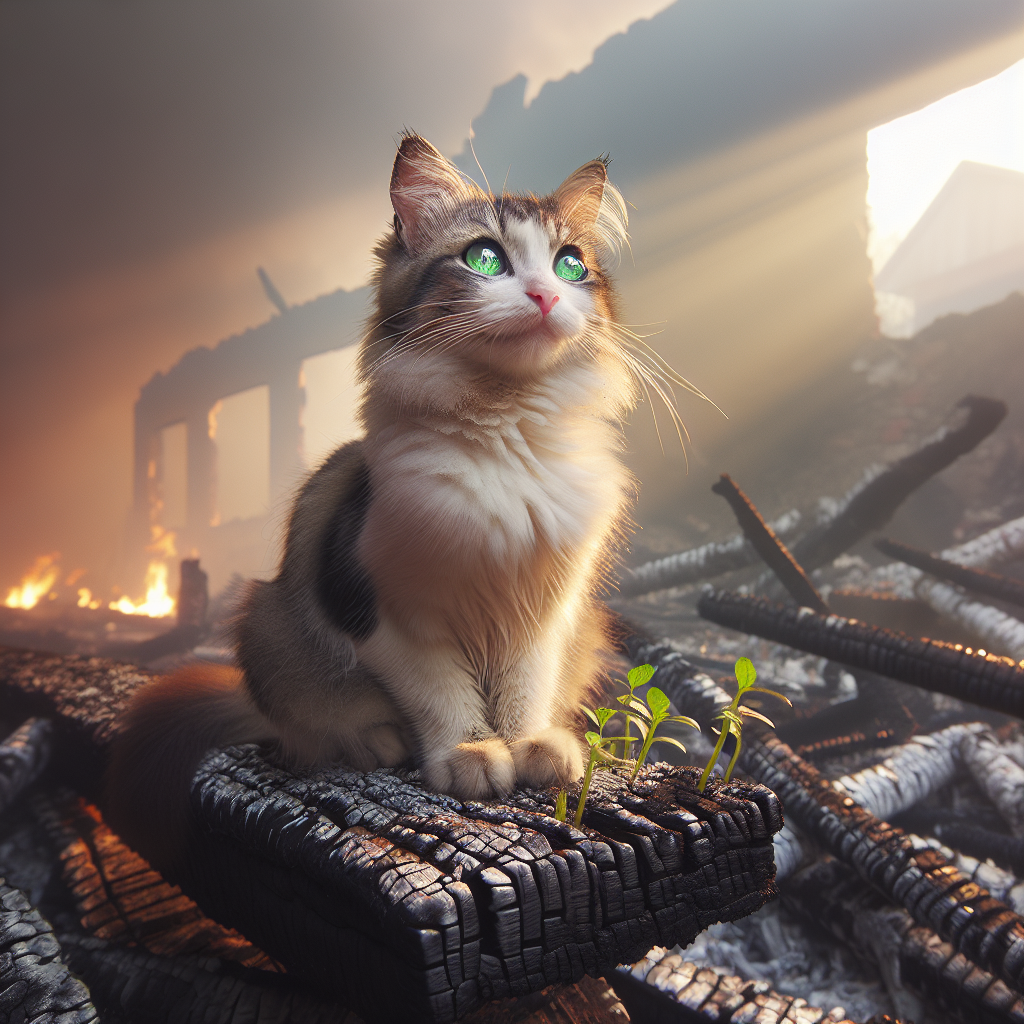 MIRACLE IN THE RUBBLE: FELINE PHOENIX RISES FROM THE ASHES!

In a stunning turn of events that has left animal lovers and wildfire survivors alike, utterly bewildered, a domestic cat named Aggie has emerged from the smoldering ruins of the LA wildfires, two months after her owner, Katherine Kiefer, had given up all hope