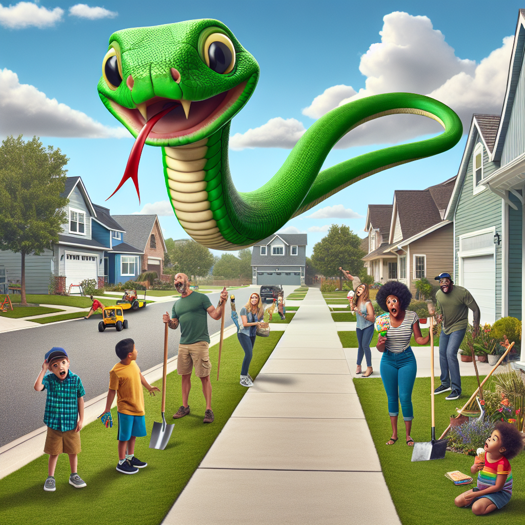 BREAKING: SNAKE ON THE LOOSE