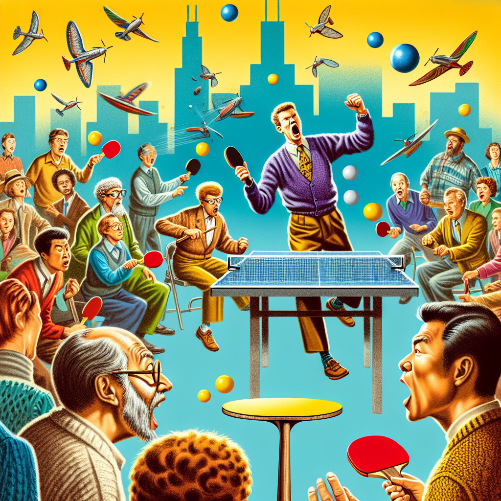 BREAKING: Local Man Defies Physics, Logic, and Sanity with Jaw-Dropping Table Tennis Feat

In a stunning display of hand-eye coordination, sheer determination, and possibly a hint of madness, 32-year-old Dave Wilson from suburban Chicago has set a new world record by spitting a table tennis ball at a wall an astonishing 51 times in a blistering 30 seconds