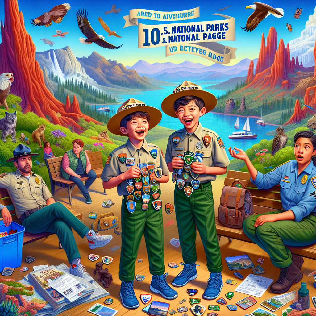 BOY GENIUSES CONQUER NATIONAL PARKS: 10-YEAR-OLD TWINS SHATTER RECORDS AND PARENTS’ BANK ACCOUNTS

In a jaw-dropping display of youthful enthusiasm, daredevil duo and Idaho natives, Bubba and Chuck Jensen, 10, have become the youngest siblings to earn Junior Ranger badges at an astonishing 171 national parks and sites, leaving a trail of bewildered park rangers and exhausted parents in their wake