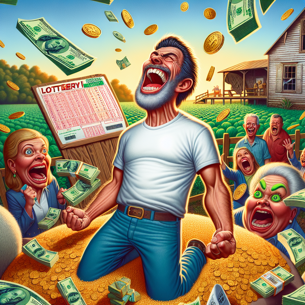 BREAKING: Local Man’s Unbelievable Luck Stuns Community, Causes Widespread Jealousy

In a jaw-dropping turn of events, a Kentucky man has won a staggering lottery jackpot worth $25,000 a year for life – and he’s been playing the same set of “lucky” numbers for a whopping NINE YEARS!

According to sources close to the winner, 32-year-old Bubba Jenkins of rural Kentucky, he has been diligently playing the same numbers – 7, 14, 21, 28, 35, and 42 (his favorite) – every week for nearly a decade