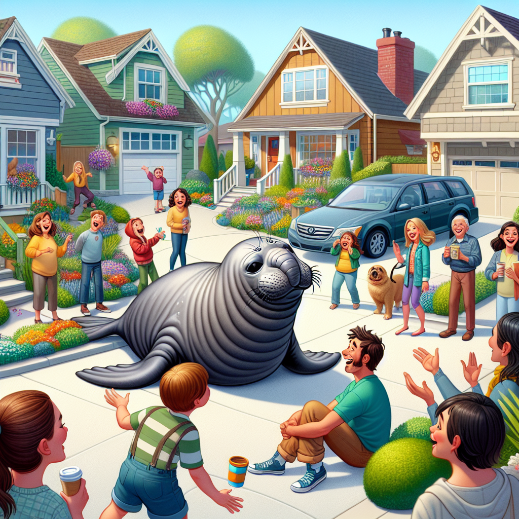 Local Residents Thrilled as Elephant Seal Stages Impromptu Neighborhood Takeover

In one of the most predictable turn of events ever, an elephant seal has decided that the quaint little residential neighborhood of Sunnyvale was in desperate need of a new resident