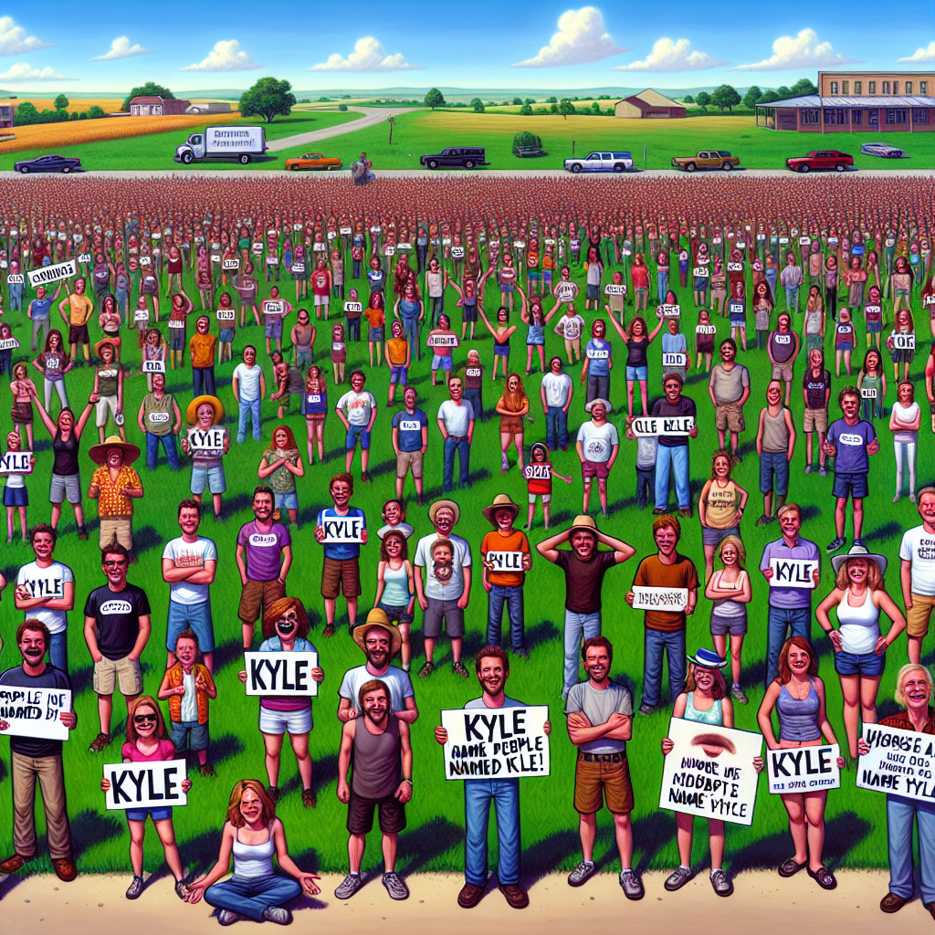BREAKING: Kyle, Texas Left Reeling as Gathering of Kyles Falls Woefully Short of Guinness World Record