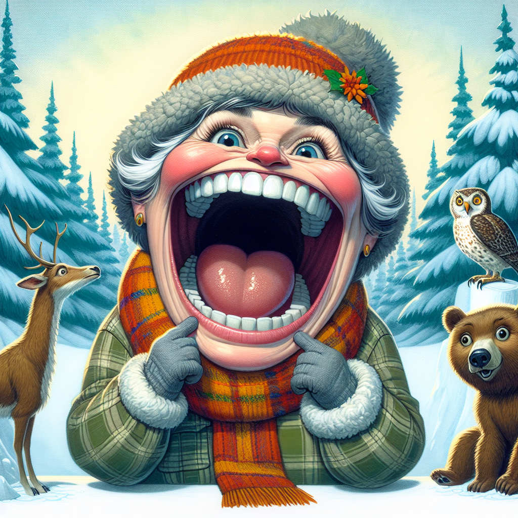 BREAKING: Alaska Woman Shatters World Record with Jaw-Dropping Achievement

In a stunning display of flexibility and a hint of madness, 32-year-old Alaska resident, Bertha “The Mouth” McSnazz, has officially broken the world record for the largest mouth gape, measuring a mind-boggling 2 feet 11 inches (35