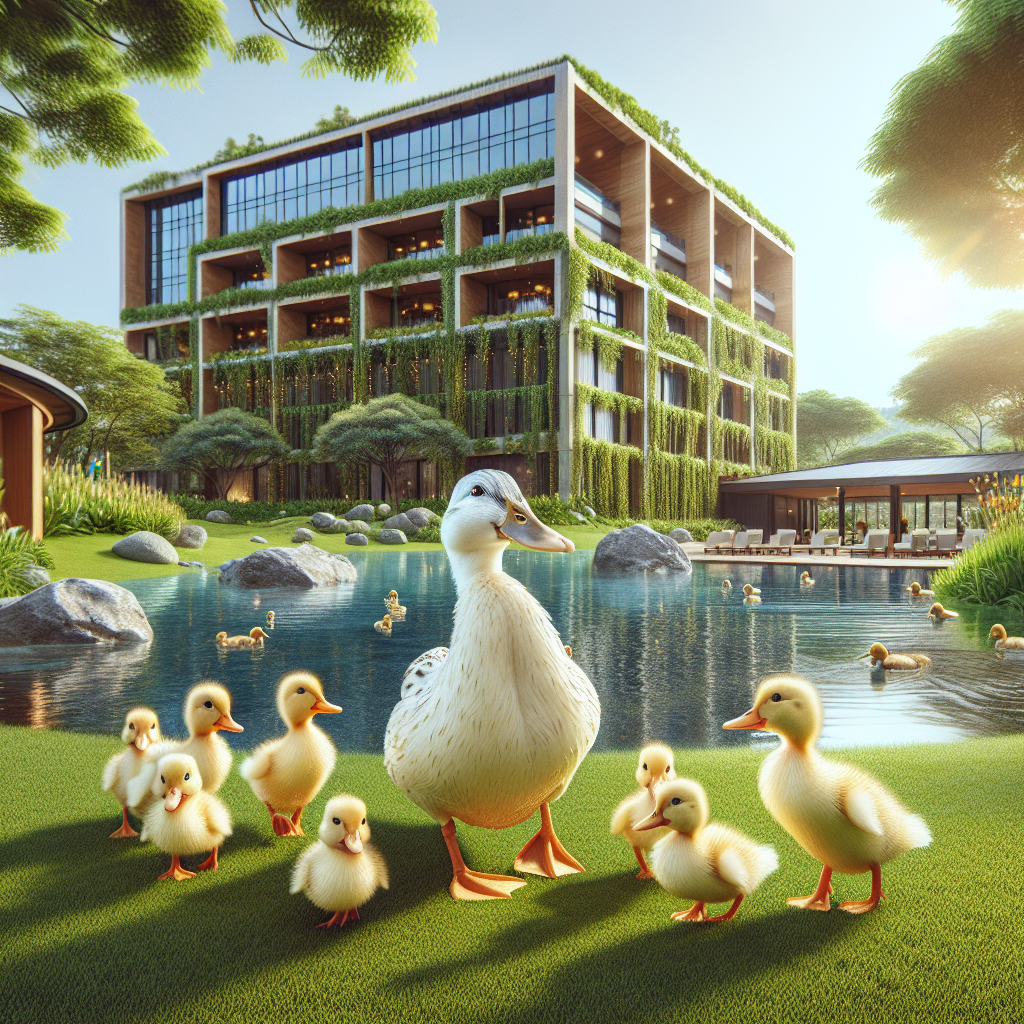 BREAKING: DUCKLINGS REUNITED WITH MOM AFTER DARING HOTEL ESCAPADE

In a heartwarming tale of bravery, determination, and utter quackery, a family of ducklings has been reunited with their overjoyed mother after a thrilling adventure through the halls of a Virginia hotel