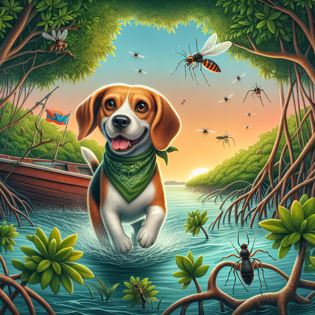 BREAKING: CANINE CRISIS AVERTED AS BRAVE BEAGLE SPENDS NIGHT IN MANGROVES, DEFIES ODDS AND MOSQUITOES

In a daring rescue operation that has left animal lovers across the nation on the edge of their seats, a plucky pup named Max was saved after becoming stuck in the treacherous mangroves of Florida’s west coast on Wednesday