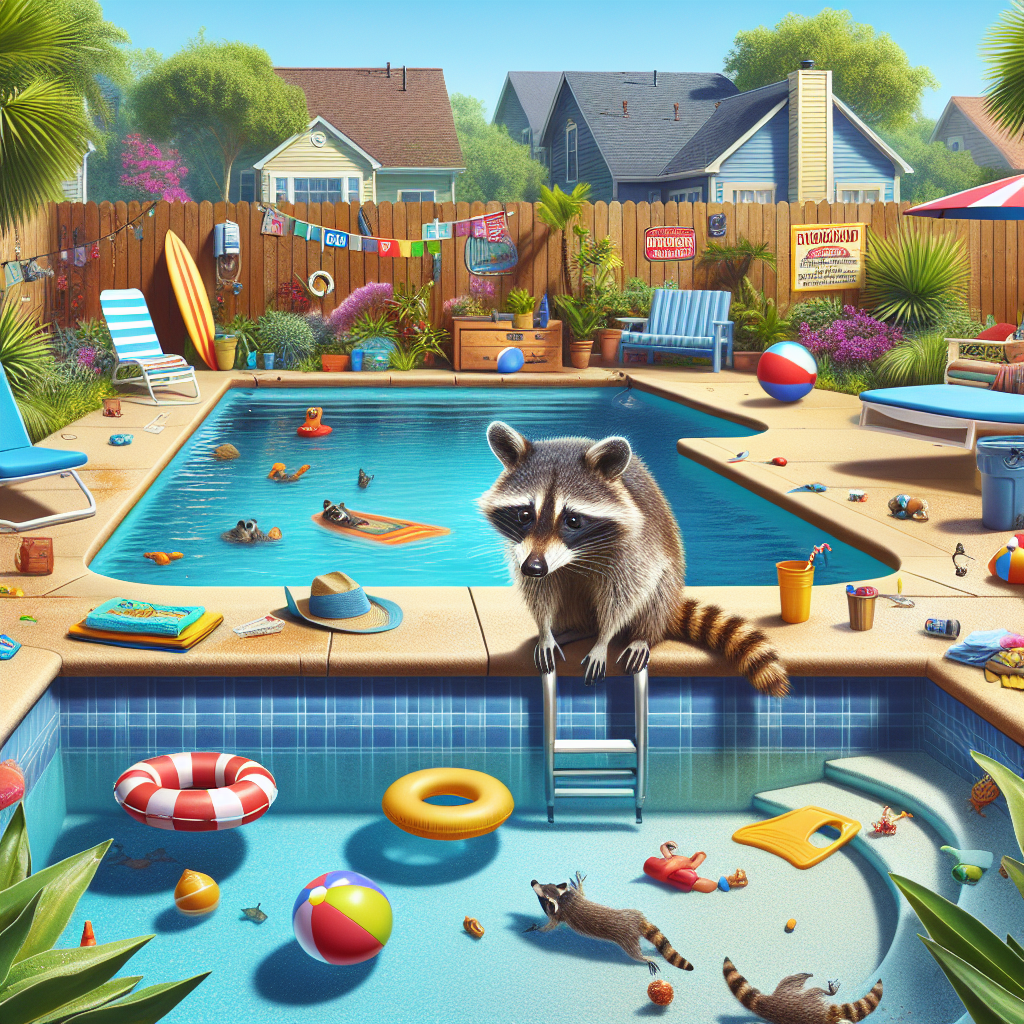 BREAKING: RACCOON RESCUE SHOCKER!

In a heart-stopping, action-packed, and downright adorable turn of events, a desperate raccoon’s life was saved in the most unlikely of places: a Houston homeowner’s backyard pool