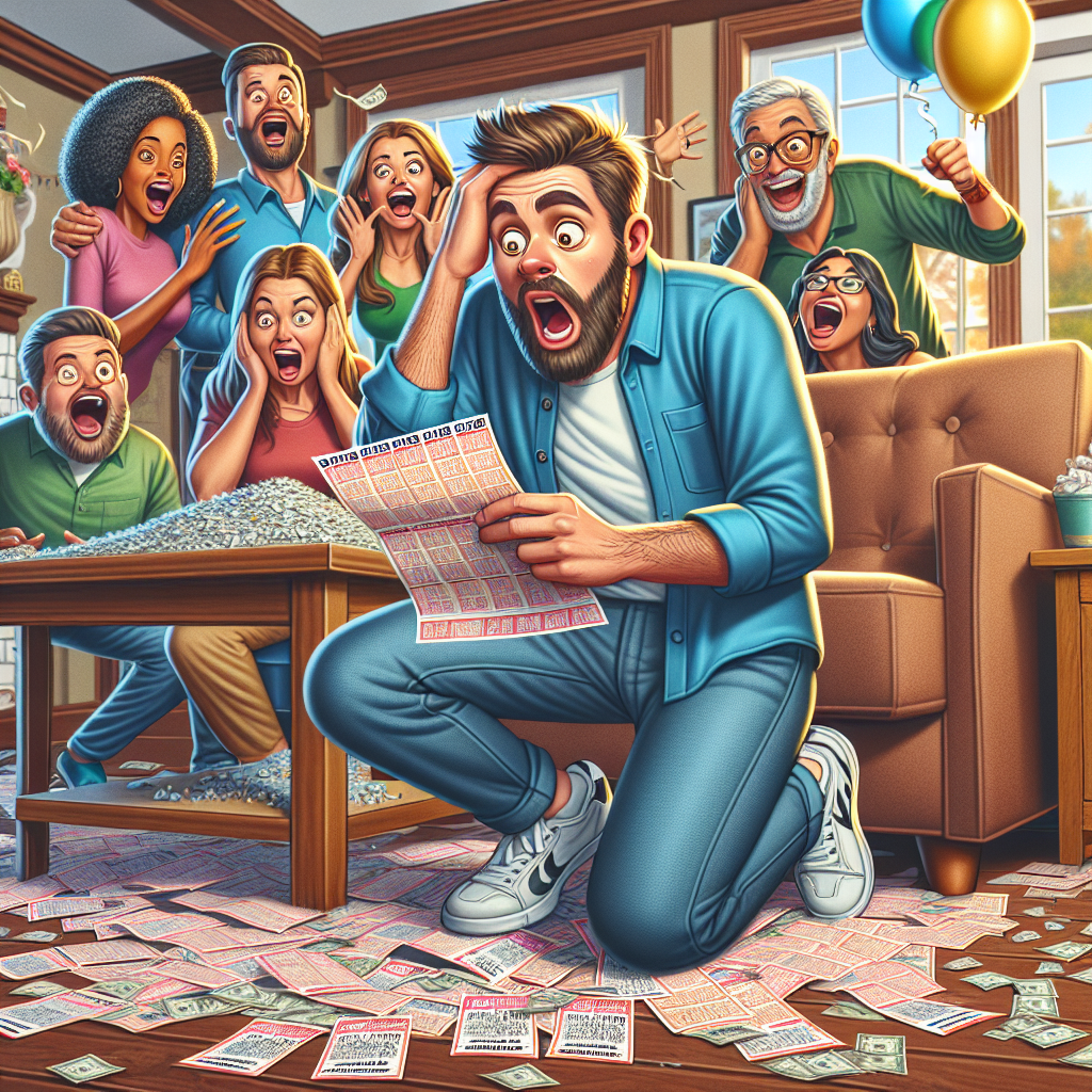 BREAKING: Michigan Man’s Life Turned Upside Down After Thinking Lottery Jackpot Win Was Prank, Only to Realize It Was Actually Real

In a bizarre incident that has left residents of Smalltown, Michigan, scratching their heads, 32-year-old local resident, Jerry Johnson, was left reeling after he thought he had won the $350 million lottery jackpot
