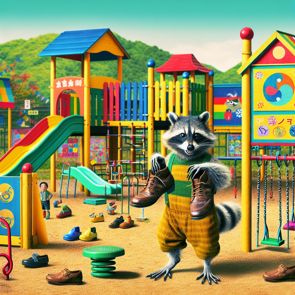 BREAKING: FURRY MENACE ON THE LOOSE!

In a bizarre incident that has left authorities baffled and parents giggling, a sneaky suspect was caught on camera swiping shoes from a kindergarten in southwestern Japan