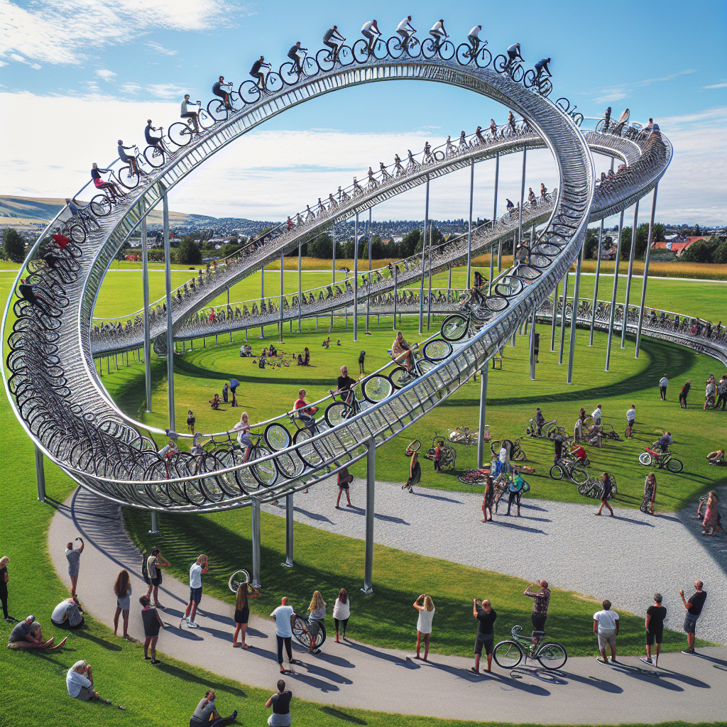 WORLD’S LONGEST BICYCLE UNVEILED: NORWEGIAN MAN’S 181-FOOT BEHEMOTH DEFIES LOGIC AND PHYSICS

In a jaw-dropping display of pedaling ambition, Norwegian engineer and cycling enthusiast, Bjorn Erikksen, has unveiled the world’s longest bicycle, measuring a mind-boggling 180 feet and 11 inches long