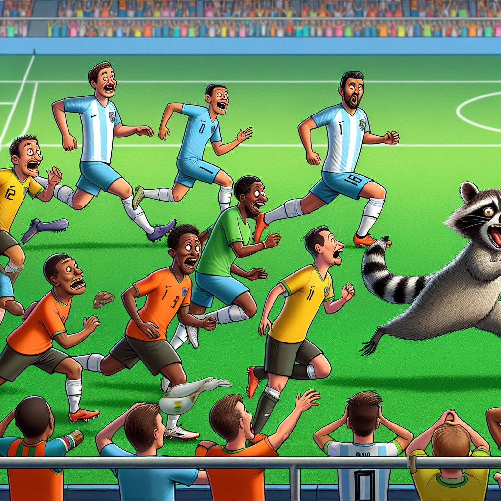 BREAKING: Furry Frenzy Erupts on Soccer Field as Mischievous Raccoon Crashes Game

In a bizarre incident that has left fans and players alike in stitches, a daring raccoon invaded the pitch during a Major League Soccer match between the New York Red Bulls and D