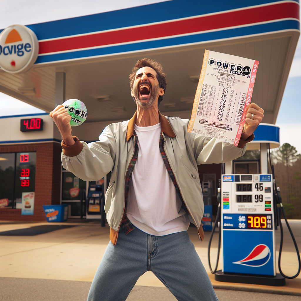 Georgia Man Strikes Gold: Wins $1 Million While Just Trying to Avoid His Own State’s Overpriced Gas

Charlotte, NC – In a twist of fate that surely defies all logic, a Georgia man visiting North Carolina for work has reportedly won a staggering $1 million in the state’s Powerball lottery