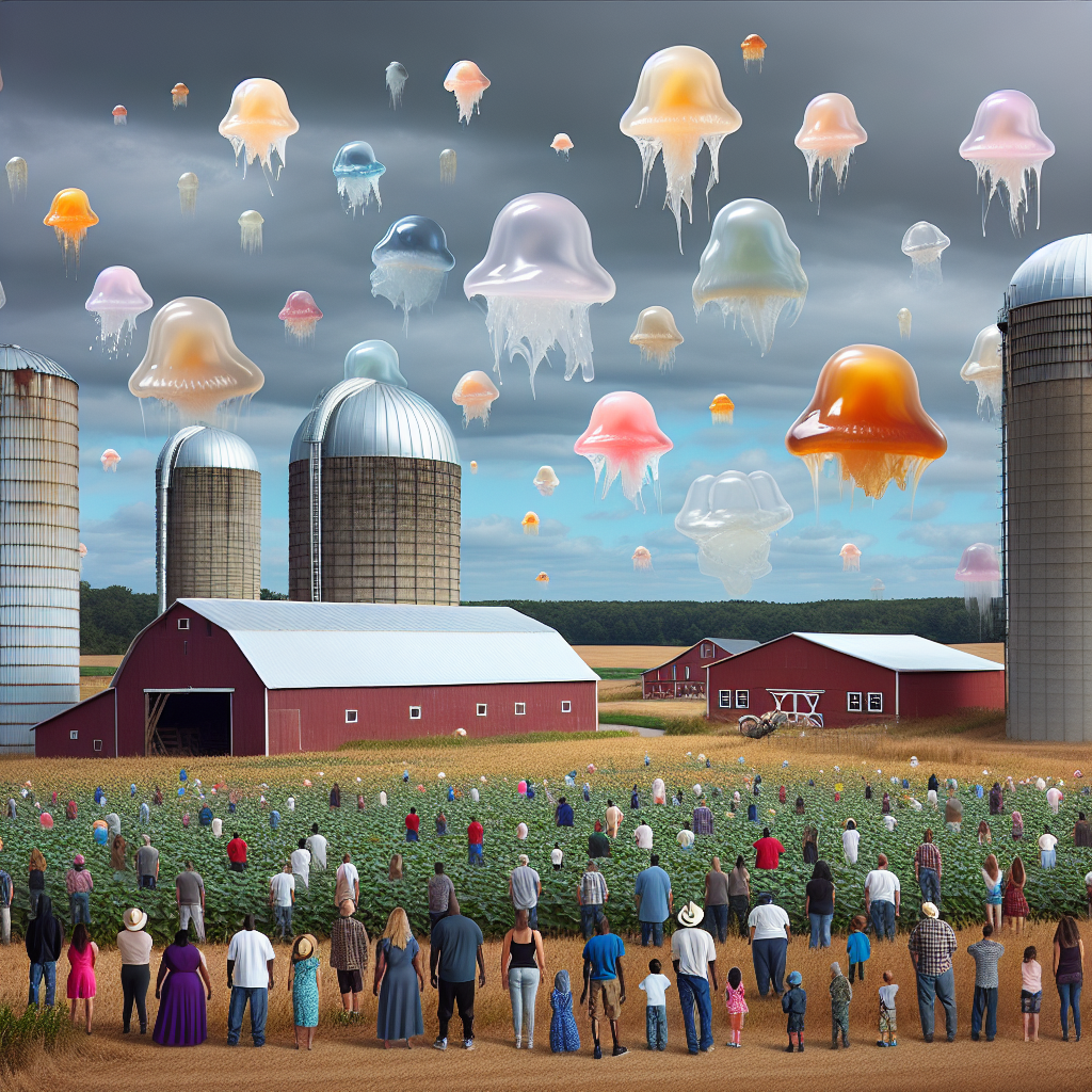 BREAKING: Jelly Blob Apocalypse Hits Midwest, Fish and Wildlife Services Baffled

In a bizarre incident that has left scientists scratching their heads and the general public scratching their popcorn, the U