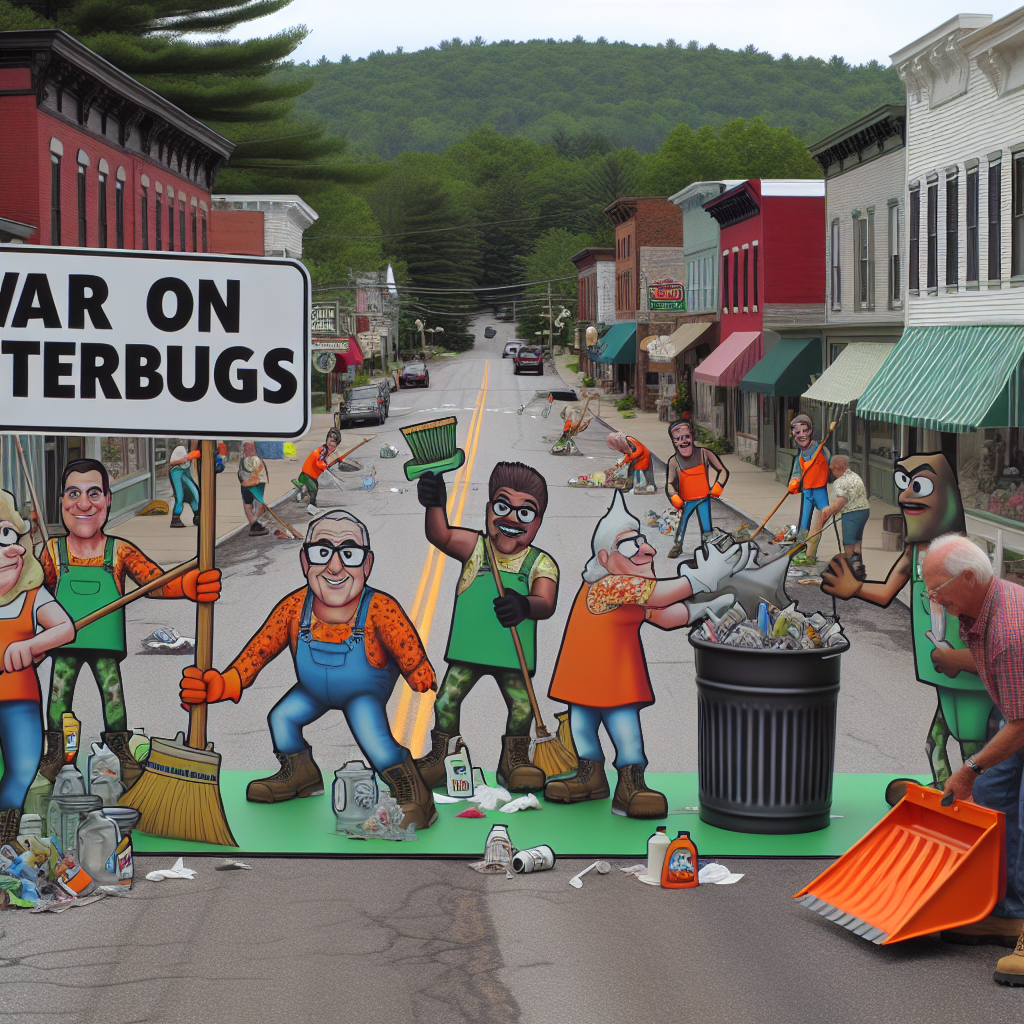 BREAKING: Small Town in New York Declares War on Sloppy Citizens, Demands Immediate Apology from Litterbugs

In a shocking turn of events, the quaint town of Pineview, New York, has taken drastic measures to combat the scourge of litterbugs that has been plaguing its streets