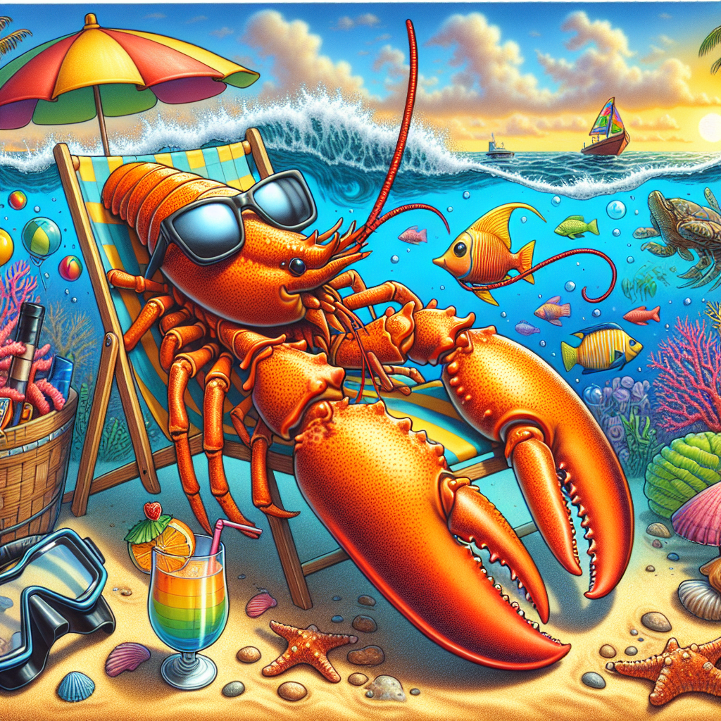 ‘Jean-Clawd’: The Lobster Who Took a Whirlwind Vacation Before Finding His Way Home

In a groundbreaking feat of marine conservation, a rare orange lobster, affectionately named ‘Jean-Clawd,’ has recently been whisked away from the clutches of a New York store and returned to the vibrant waters of Long Island Sound