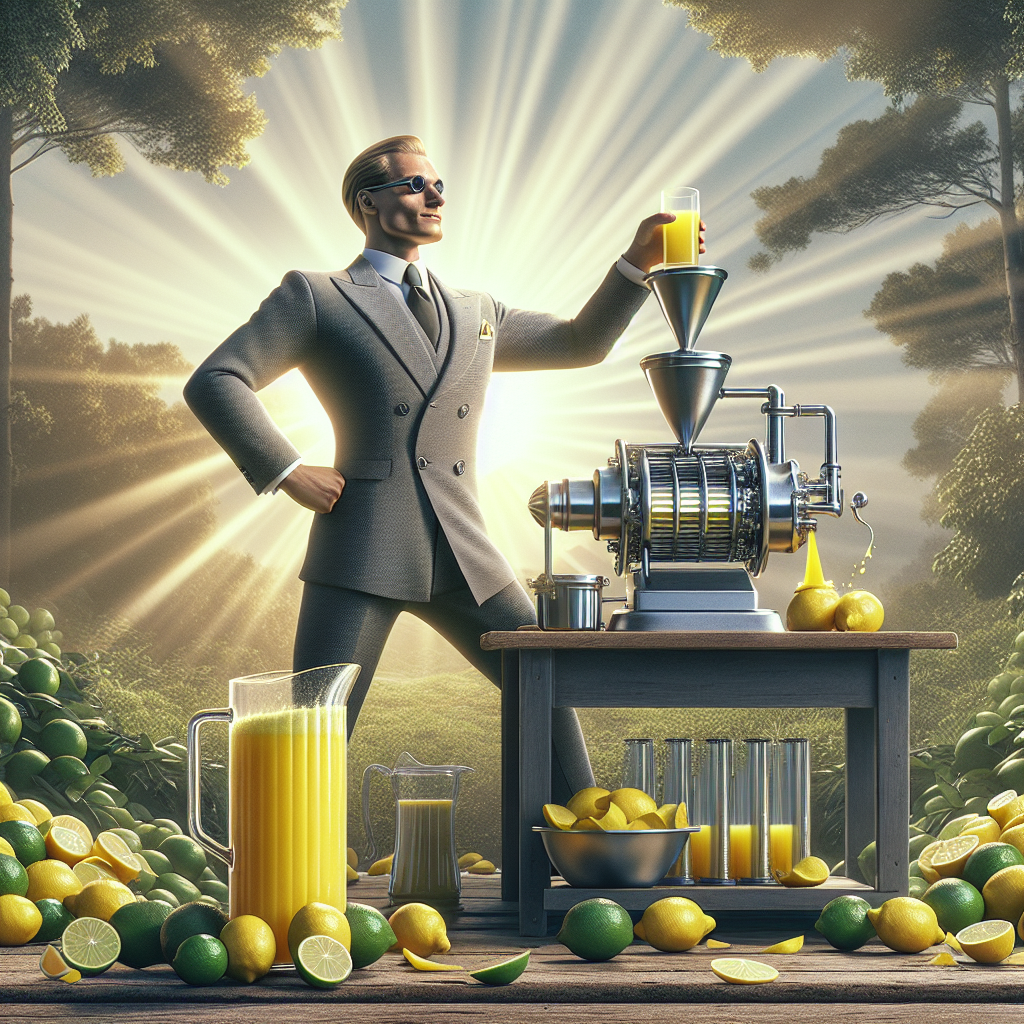 Local Lemon Lover Takes Juicing to New Heights in Quest for Glory

In a move that is surely the epitome of human achievement, a meticulous German man has embarked on an epic journey to reclaim the illustrious title of “World’s Most Quenched Individual” after downing liters of lemon and lime juice
