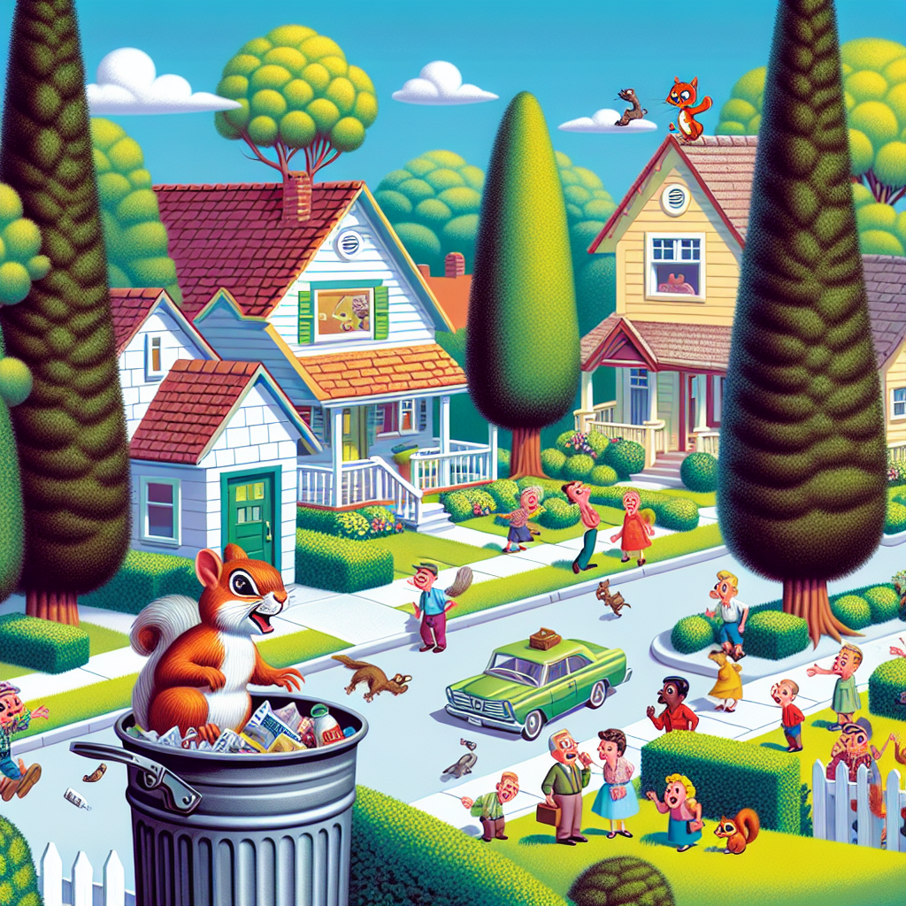 BREAKING: FURRY MENACE ON THE LOOSE!

In a bizarre series of events, a notoriously nasty squirrel has taken it upon itself to become the bane of existence for residents of Oakdale, California