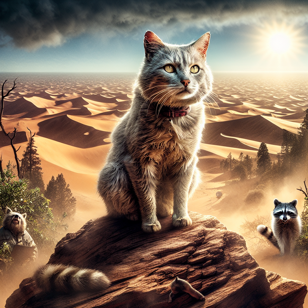 FELINE ODYSSEY: Brave Gray Cat Embarks on Epic 1,000-Mile Journey, Survives Desert Sandstorms, Outsmarts Raccoons, and Becomes Unlikely Internet Sensation

In a daring feat of feline bravery, a fearless gray cat named Whiskers has completed the most epic adventure of the century, traveling an astonishing 1,000 miles from Wyoming to California – all by himself!

According to eyewitnesses (okay, maybe just a few curious squirrels), Whiskers set off on his journey with a spring in his step, a twinkle in his eye, and a seemingly unquenchable thirst for adventure