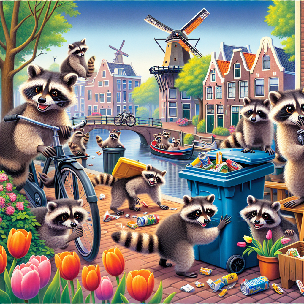 BREAKING: Raccoon Apocalypse Hits Netherlands as Nine Mischievous Masks Escape Zoo

In a bizarre incident that has left residents of the Netherlands on high alert, nine raccoons made a daring escape from the local zoo, leaving a trail of chaos and destruction in their wake