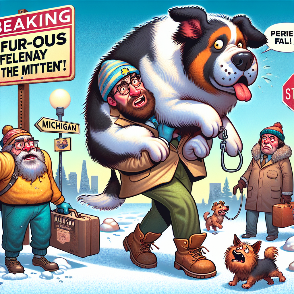 BREAKING: FUR-ious Felony in the Mitten!

In a shocking turn of events, a cold-hearted veterinarian from Michigan has been found guilty of canine kidnapping and grand theft paw-perty for refusing to return a beloved dog to its rightful owner, a homeless man