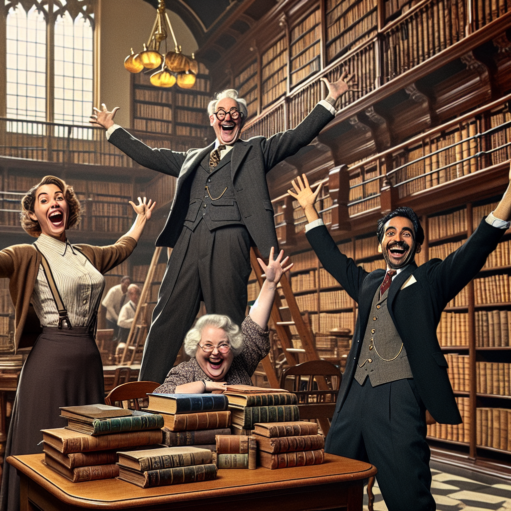 BREAKING: Oxford Librarians Overcome with Joy as Rogue Student Returns 20-Year-Old Overdue Books

In a shocking turn of events, the University of Oxford’s Lady Margaret Hall college has announced that all is forgiven after a former student, known only by their alias “The Book Bandit,” returned three books that were a whopping 20 years overdue
