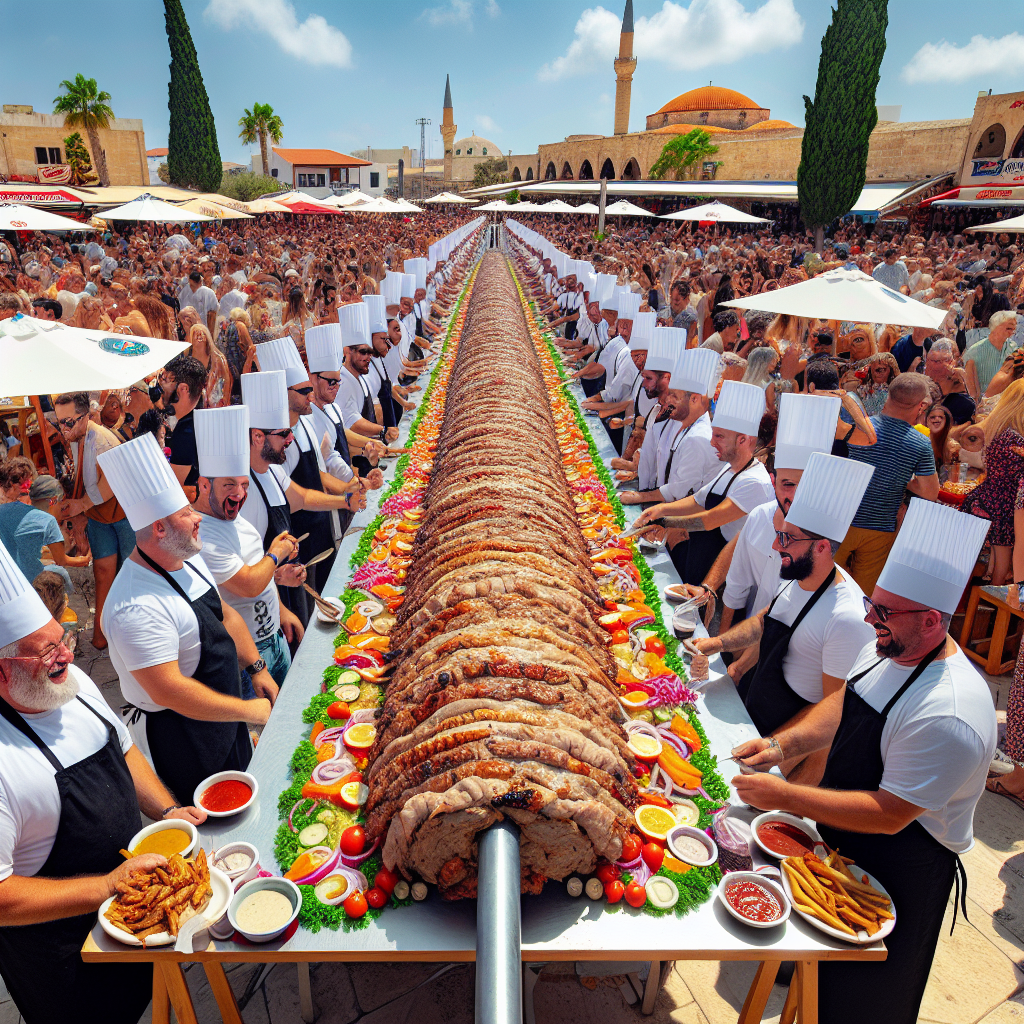 Cyprus Festival Breaks Records with a Jaw-Dropping 246-Foot Kebab: Because Why Not?

In a stunning display of culinary ambition and a blatant disregard for portion control, the annual Cyprus Kebab Festival has gifted the world with its latest masterpiece: a mind-boggling 246-foot kebab
