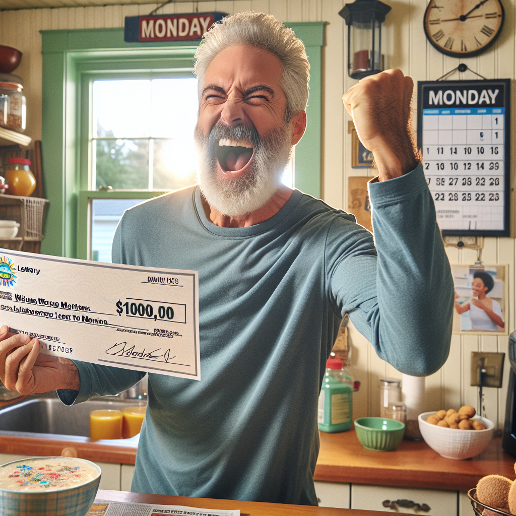 Local Man Proves Mundane Monday Mornings Are Anything But Mundane After Winning $100,000 Lottery Prize

In a stunning turn of events that has shocked absolutely no one, local resident Chad Thompson of Greensboro, North Carolina, has turned his seemingly dull Monday morning ritual into a life-altering $100,000 lottery windfall