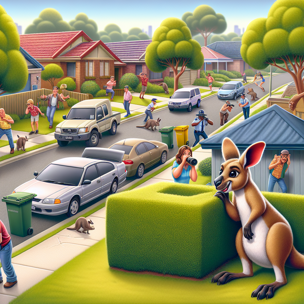 Furry Houdini: Wallaby Successfully Defies Capture in Epic Game of Hide-and-Seek

In what can only be described as the most riveting reality show of the year, a wallaby has begun its reign of terror in a quaint suburban neighborhood
