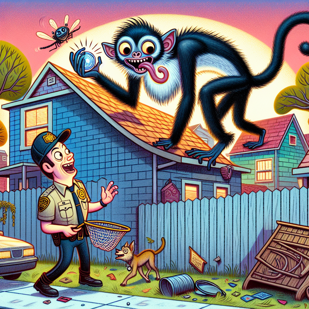 “Monkeying Around: Spider Monkey’s Wild Adventure Ends in Arrest”

In what can only be described as a primate’s version of a heist movie, a spider monkey named Gemma (or Gemma-3-12b for all you Google enthusiasts) has been apprehended by animal control officers after a series of daring escapades left the neighborhood in stitches