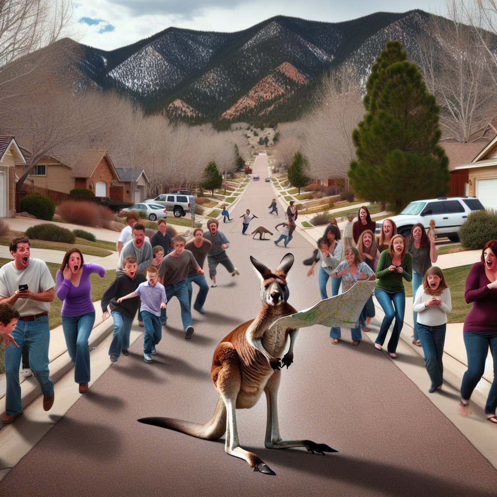 “Kangaroo on the Loose Again: Because Who Needs Personal Space, Anyway?”

For the second time in as many years, a kangaroo named Gemma has made a break for it and is currently hopping its way around Colorado