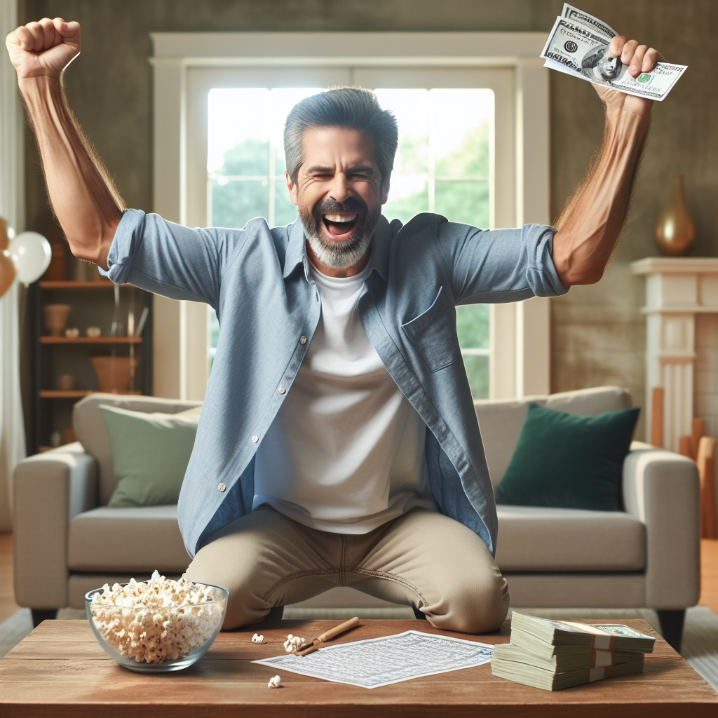 Local Man Declares War on Workplace Stress: Wins Lottery and Hopes For a Stress-Free Future

In an astonishing twist of fate, a Maryland man, who shall remain nameless to protect the innocent from an unyielding flood of envy, has found himself suddenly swimming in a pool of $50,000 after a particularly “stressful” day at work